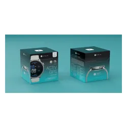 Smartwatch STELIO Activ AI GPS 46mm Srebrny