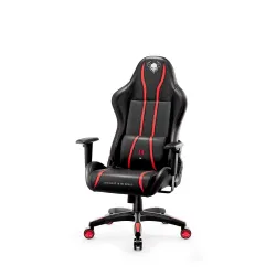 Fotel Diablo Chairs X-One 2.0 Small do 90kg Skóra ECO Czarno-czerwony