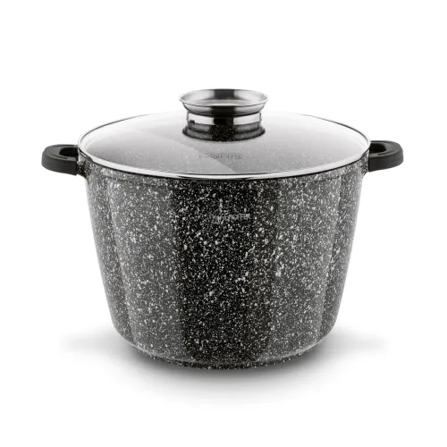 Garnek ceramiczny wysoki Konighoffer Kingstone 14 l okrągły z aromatyzerem