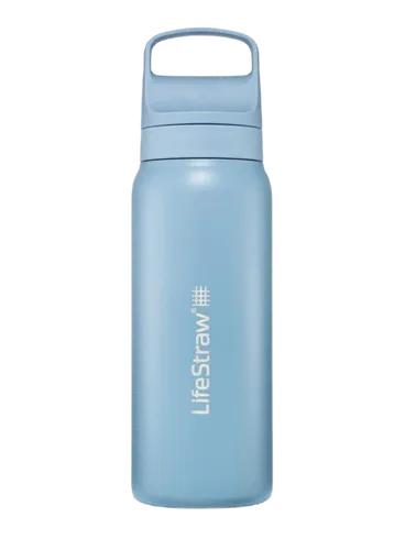 Butelka termiczna z filtrem LifeStraw Go Steel 2.0 0,7 l - icelandic blue