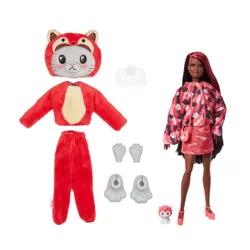 Кукла Mattel Barbie Cutie Reveal Doll - Cat-Panda Red