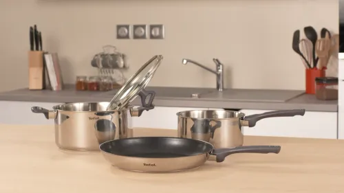 TEFAL Daily Cook 30 cm - patelnia tytanowa nieprzywierająca z sensorem smażenia