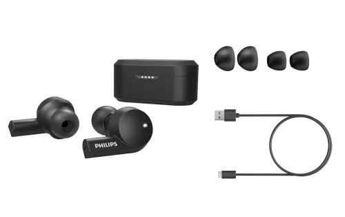 Słuchawki bezprzewodowe Philips TAT5505BK/00 Dokanałowe Bluetooth 5.1 Czarny