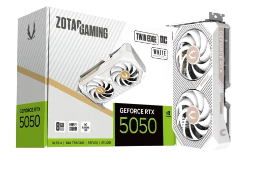 Karta graficzna Zotac Gaming GeForce RTX 5050 Twin Edge OC White Edition 8GB GDDR6 128bit DLSS 4