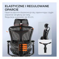 Fotel SIHOO Doro C300 PRO Czarny