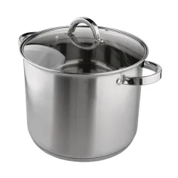 Garnek ze stali nierdzewnej z pokrywką FABIO 10,5 l