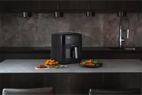 Air Fryer Frytkownica beztłuszczowa HISENSE HAF2100DCD 7.7l z 10 automatycznymi programami i okienkiem do obserwacji postępów gotowania