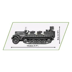 Конструктор COBI Historical Collection Sd.Kfz. 7 Half-Track