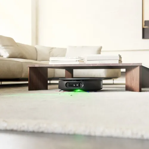 Robot sprzątający Dyson Spot+Scrub Ai Funkcja mopowania Stacja oczyszczająca Tworzenie mapy pomieszczenia 76dB Funkcje AI Czarny