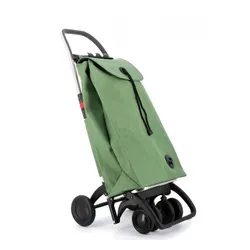 Coș de cumpărături Rolser I-MAX TWEED Folding-green