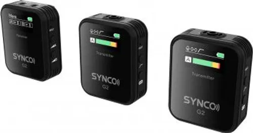 Synco G2 A2 Mikrofon Ekranlı Kablosuz Mikrofon Sistemi