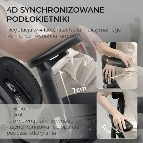 Fotel SIHOO Doro S100 Czarny