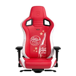 Fotel Noblechairs EPIC Fallout Nuke Cola Edition Gamingowy do 120kg Skóra ECO Czerwono-biały