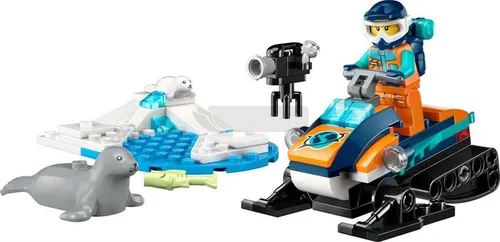 LEGO CITY 60376 SKUTER ŚNIEŻNY BADACZA ARKTYKI zestaw klocków dla dzieci +5