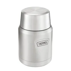 Termos obiadowy z łyżką Thermos Icon Food Jar 0,47 l - matte stainless steel