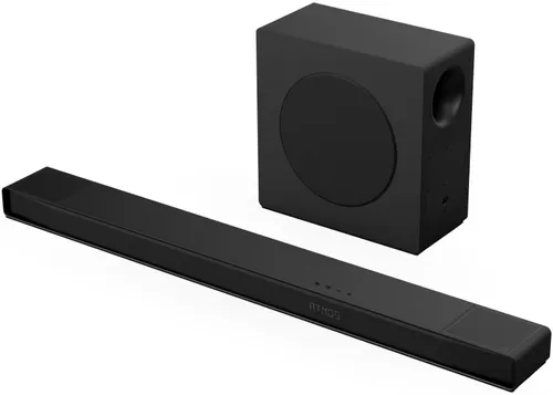 Soundbar HISENSE AX3120Q Czarny 3.1.2-kanałowy, Bezprzewodowy Subwoofer, HDMI eARC, BT, Dolby Atmos, DTS:X, Tryb AI EQ