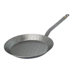 DE BUYER Mineral B Element 24 cm grafitowa - patelnia stalowa