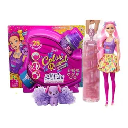 Lalka Barbie Color Reveal imprezowe stylizacje HBG39