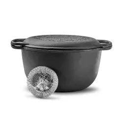 Garnek żeliwny z pokrywką MAYSTERNYA IRON 6 l