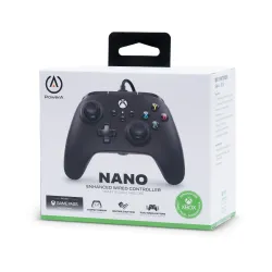 Pad PowerA Enhanced NANO Black do Xbox Series X/S, Xbox One, PC Przewodowy