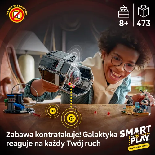LEGO 75421 Star Wars SMART Play Myśliwiec TIE Dartha Vadera