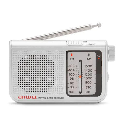 Radioodbiornik Aiwa RS-55/SL Radio FM Srebrny