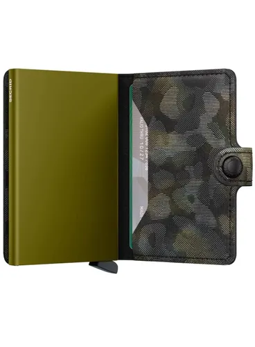 Portfel ochronny Miniwallet Secrid Jungle - moss