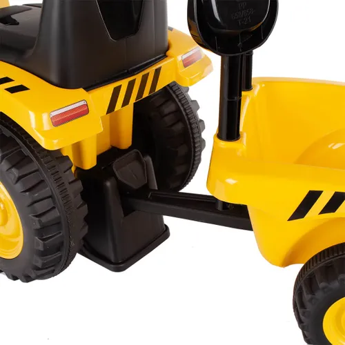 Jeździk Traktor z przyczepką Caterpillar CAT jeździdełko dla dziecka pojazd 12M+