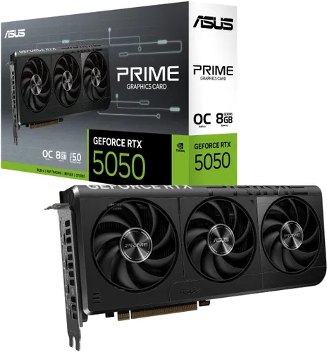 Karta graficzna ASUS Prime GeForce RTX 5050 8GB GDDR6 OC Edition DLSS 4