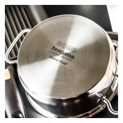 TESCOMA Home Profi niski 1 l - garnek ze stali nierdzewnej z pokrywką