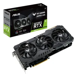 Asus TUF Gaming GeForce RTX 3060 Ti Gaming OC V2 Ekran Kartı 8GB GDDR6 (TUF-RTX3060Tİ-O8G-V2-GAMİNG)