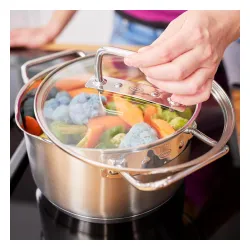 ROESLE Expertiso 5,8 l - garnek ze stali nierdzewnej z pokrywką