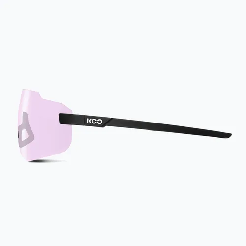 Okulary przeciwsłoneczne Koo Supernova black matt/photochromic pink
