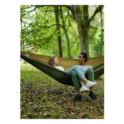 Hamak turystyczny Ticket To The Moon King Size Hammock - army green/brown