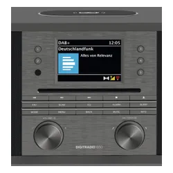 Radioodbiornik TechniSat DigitRadio 650 Radio FM DAB+ Internetowe Bluetooth Czarny