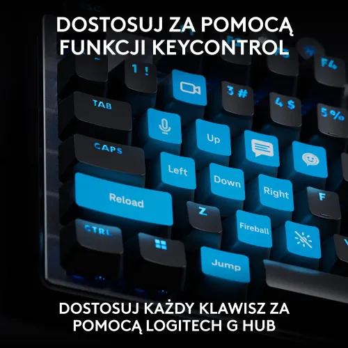 Klawiatura Logitech Pro X TKL Rapid Czarny