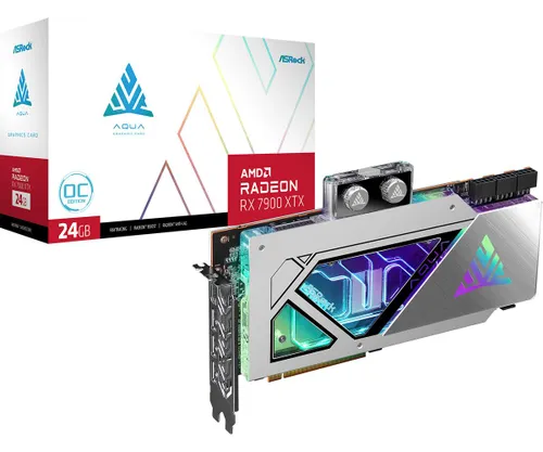 Karta graficzna ASrock Radeon RX 7900 XTX AQUA OC 24GB GDDR6 384bit FSR