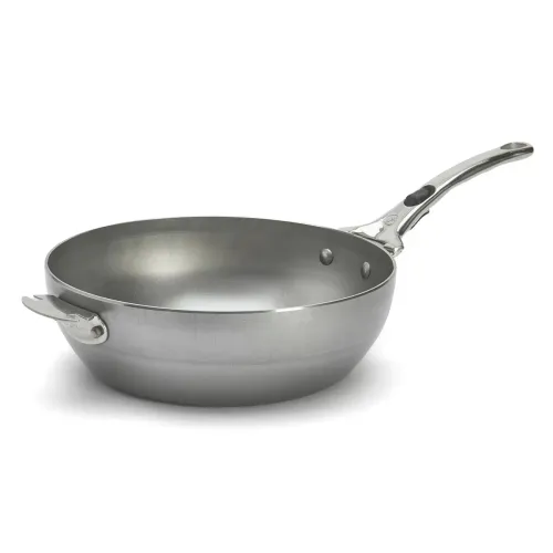 DE BUYER Mineral B Loqy 24 cm - patelnia głęboka ze stali węglowej