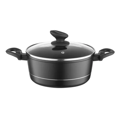 Garnek aluminiowy z pokrywką FLORINA DELUX 3 l