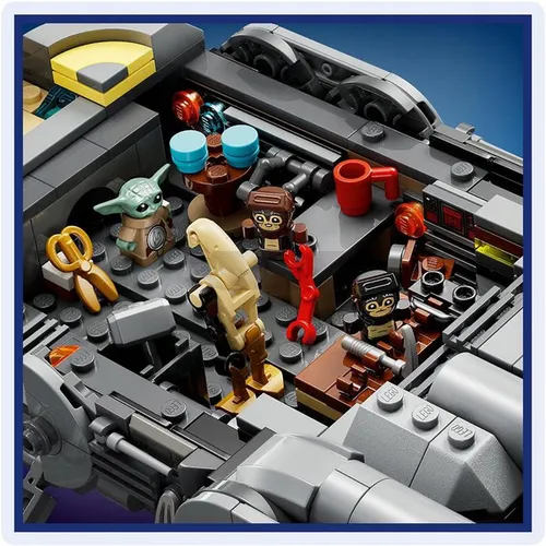 LEGO STAR WARS 75445 Mandalorian Grogu Anzellański statek, zestaw klocków