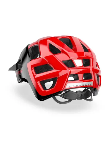 Kask rowerowy Rudy Project Crossway - black/red/shiny