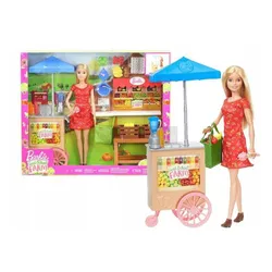 Lalka Barbie sklepik stragan GJB65
