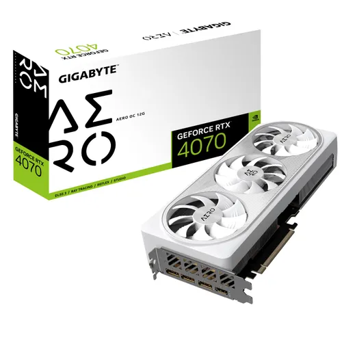 Karta graficzna Gigabyte GeForce RTX 4070 AERO OC 12GB GDDR6X 192bit DLSS