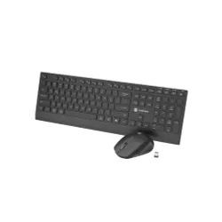 Zestaw klawiatura i mysz Natec Stingray 2 bezprzewodowa czarna