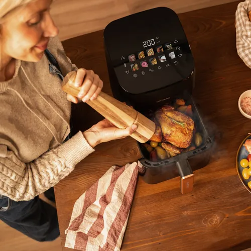 Air Fryer Frytkownica beztłuszczowa CECOTEC Cecofry&Grill Smoking 4500 3 w 1 z ukrytym grillem i wędzarnią