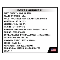 Конструктор COBI Armed Forces F-35B Lightning II 594 шт.