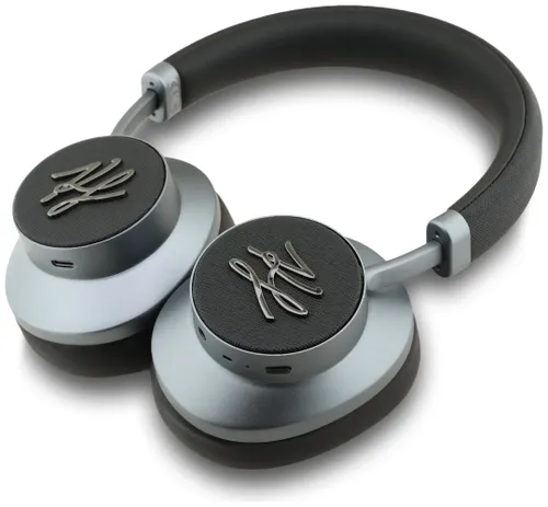 Słuchawki nauszne KARL LAGERFELD Grained Initials Bluetooth ANC Czarny