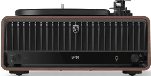 Gramofon PHILIPS TAV9000D/10 Brązowy, Automatyczny, Napęd paskowy, USB, Prędkość odtw. 33 1/3, 45 obr./min