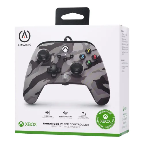 Pad PowerA Enhanced Artic Camo do Xbox Series X/S, Xbox One, PC Przewodowy