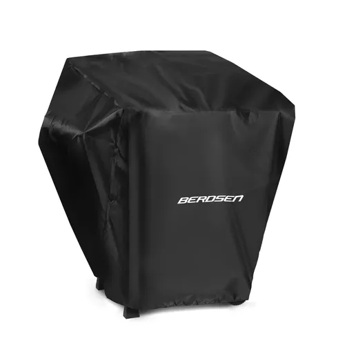 Grill węglowy ogrodowy Berdsen BD-892 żeliwny ruszt z pokrywą termometr + pokrowiec